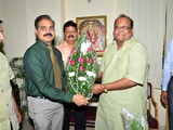 Dr. Vikas Narain with Mr. Kalicharan Sharaf